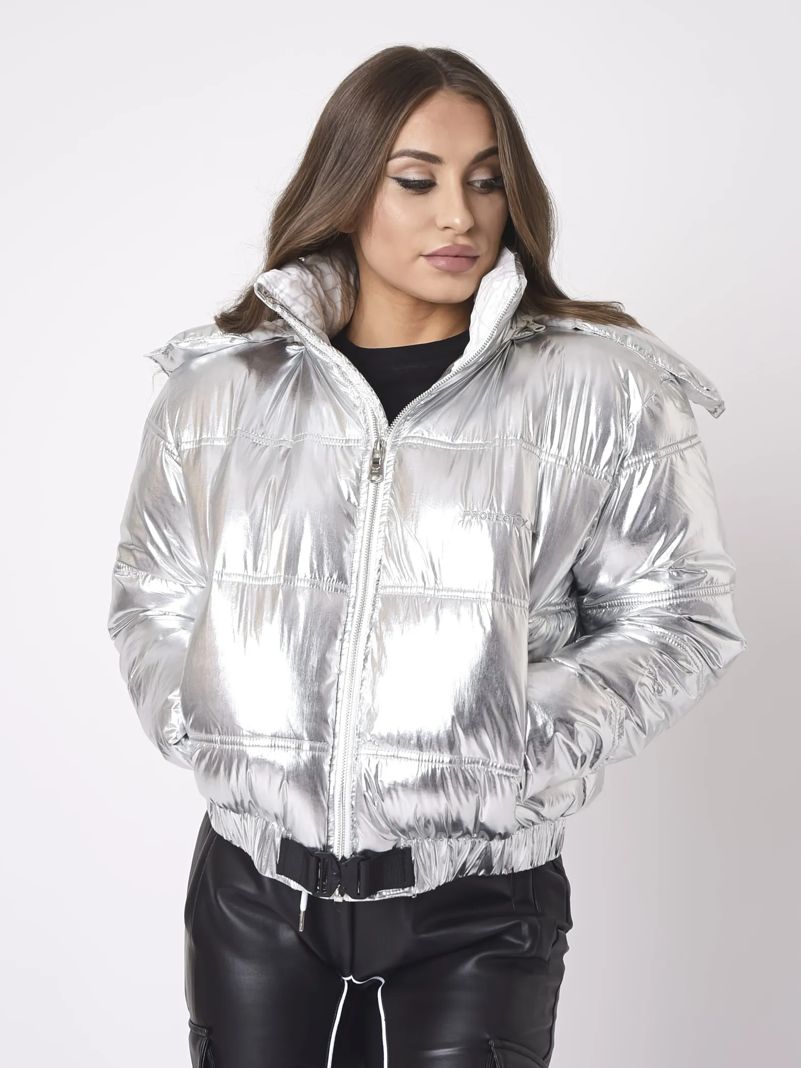 Chaqueta corta oversize