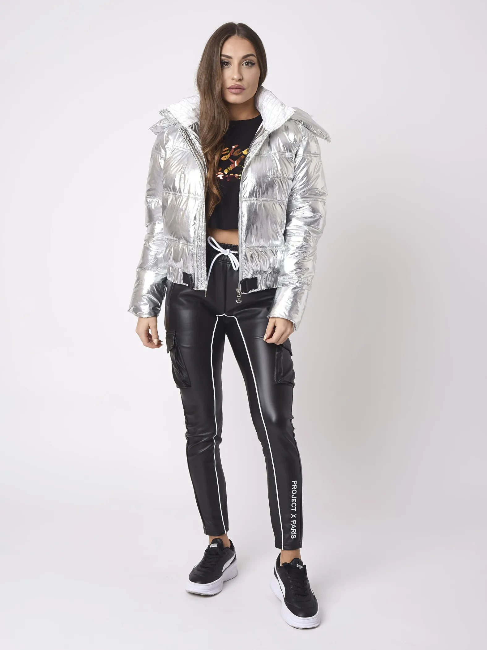 Chaqueta corta oversize
