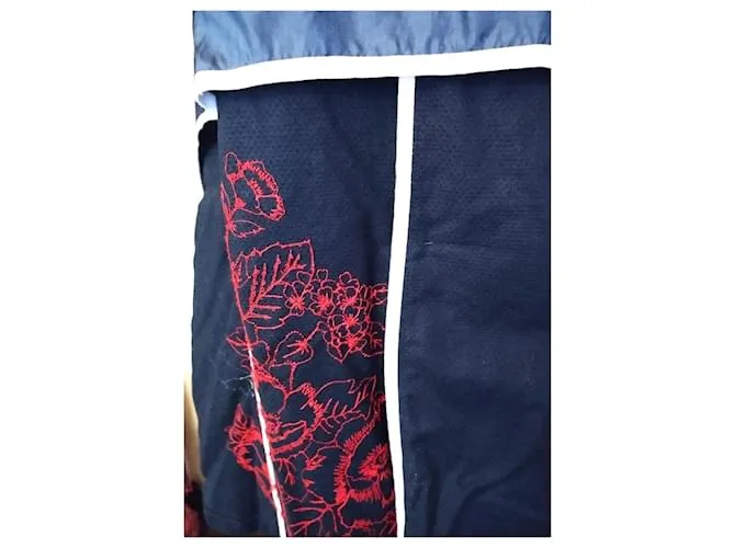 CHAQUETA KENZO CABAN TRAMA PUNTO T 42/44 Azul marino 