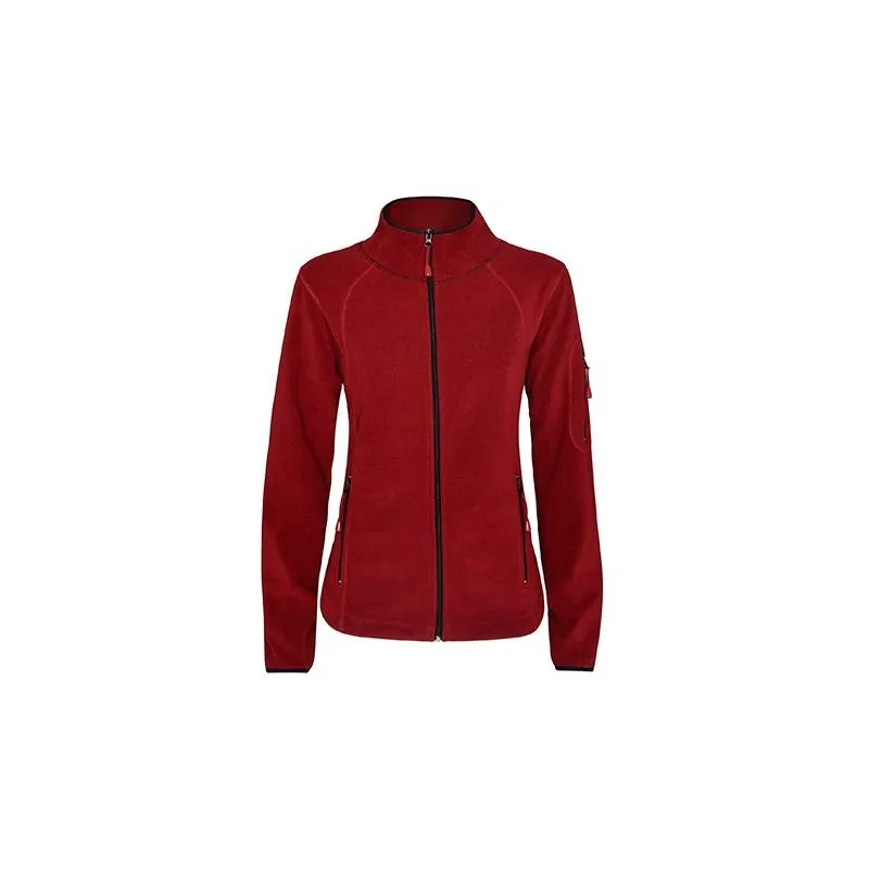Chaqueta polar para mujer con cremallera completa