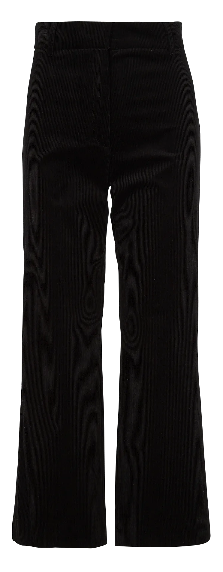 CHARLIE  PANTALóN BOOTCUT DE TERCIOPELO EN NEGRO