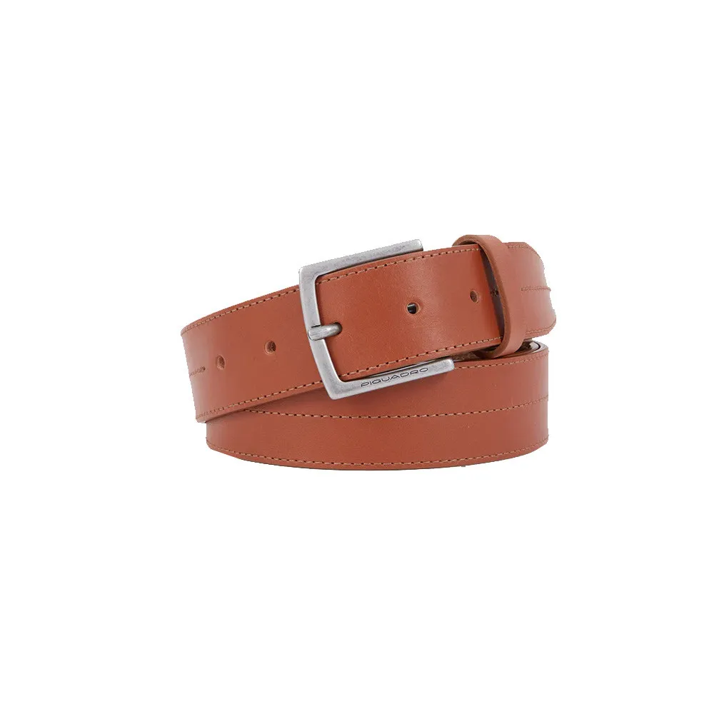 Cinturón de Piel Piquadro CU6284C98/CU Color Cuero