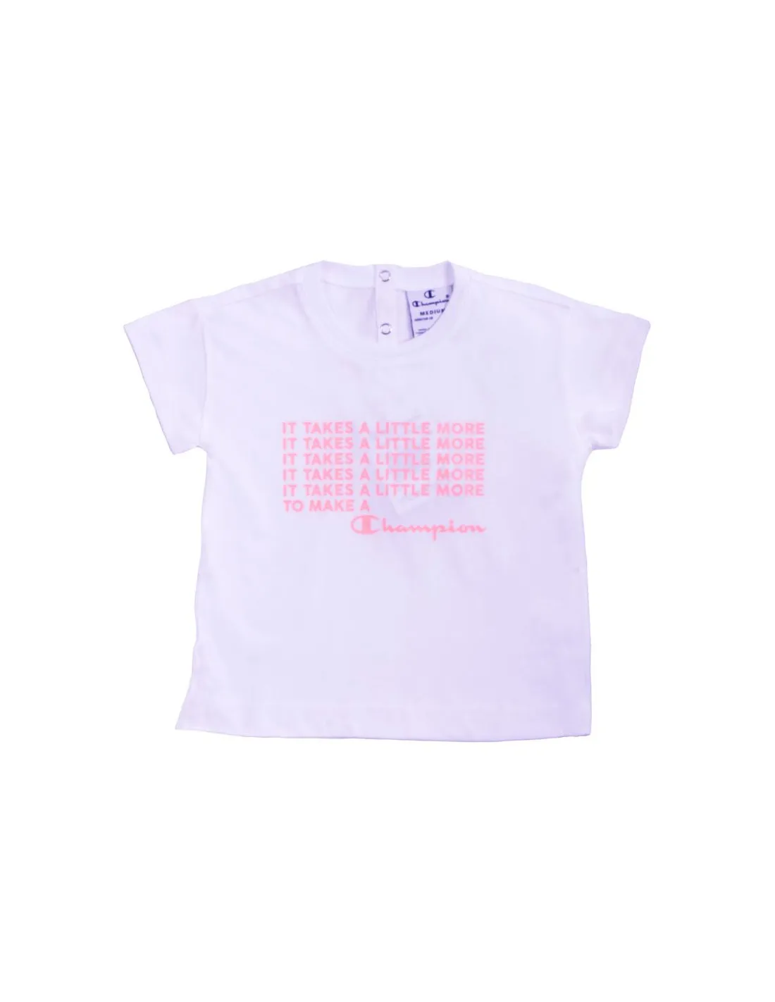 CONJUNTO CHAMPION TSHIRT AND TRACKSUIT BABY WHITE