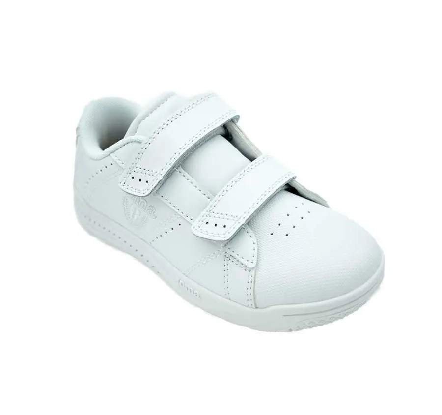 DEPORTIVO JOMA WPLAYW2102V PARA NIÑOS PLAY JR 2102 BLANCO CON DOBLE VELCRO Y PLANTILLA DE PIEL 26712