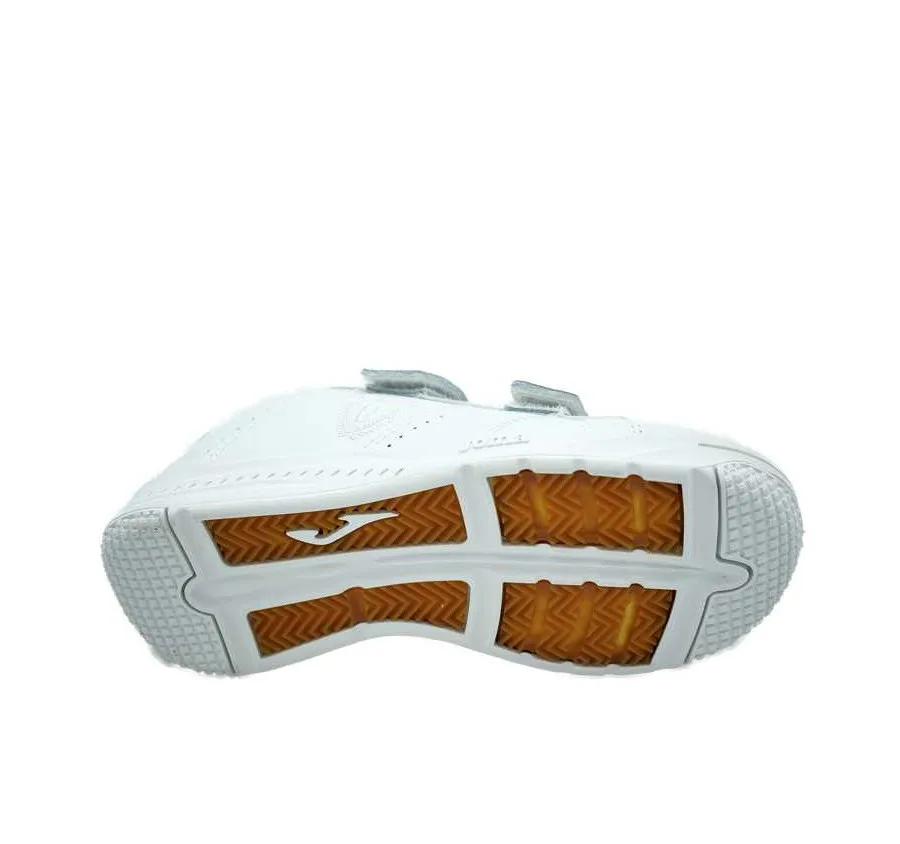DEPORTIVO JOMA WPLAYW2102V PARA NIÑOS PLAY JR 2102 BLANCO CON DOBLE VELCRO Y PLANTILLA DE PIEL 26712