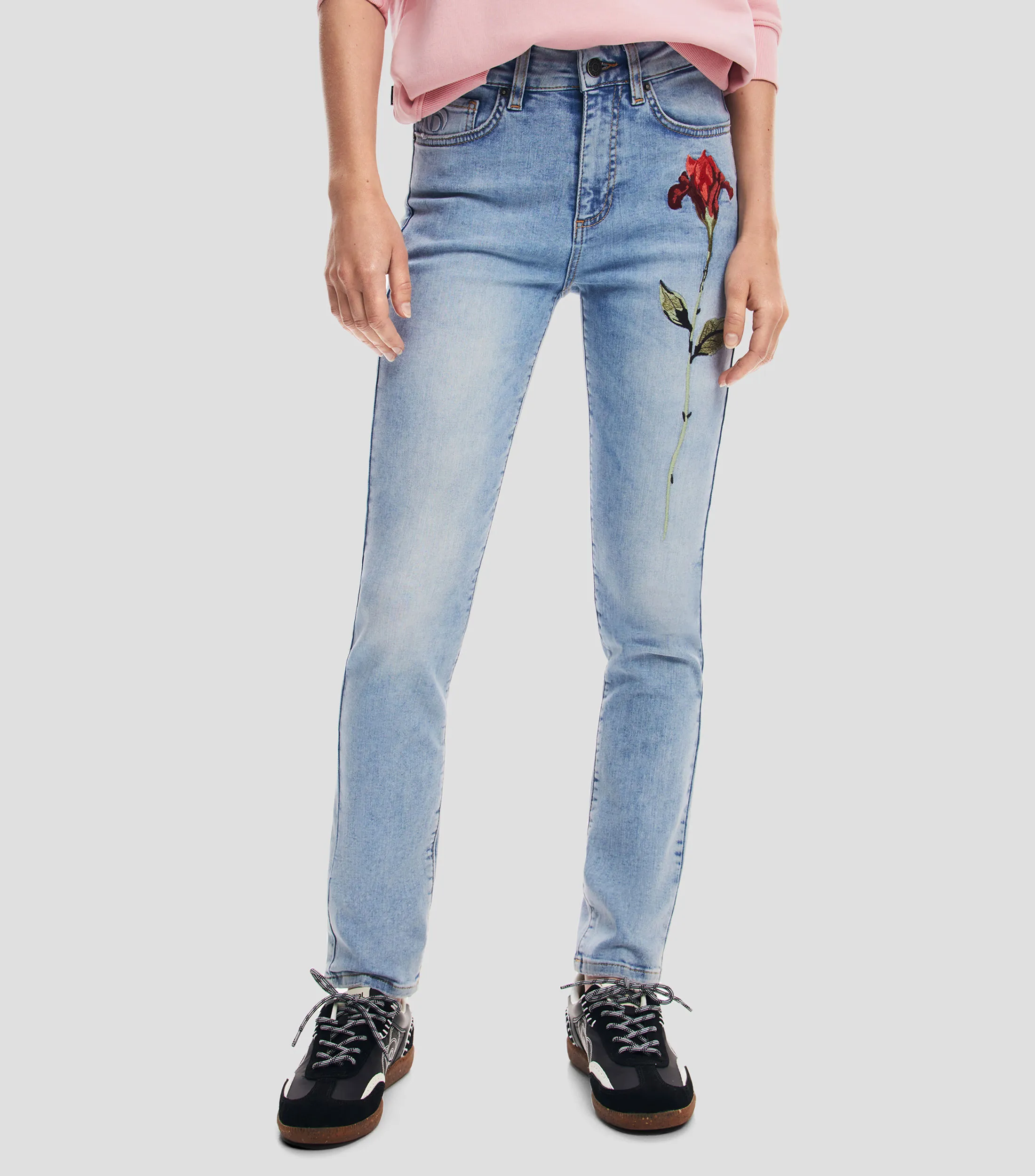 Desigual Jeans Aina de corte recto Mujer