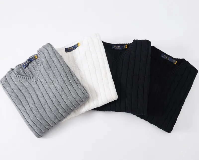 Diseñador bordado de caballo pequeño suéteres para mujer tejidos casuales suéter de estampado casual para mujeres sweater en vía