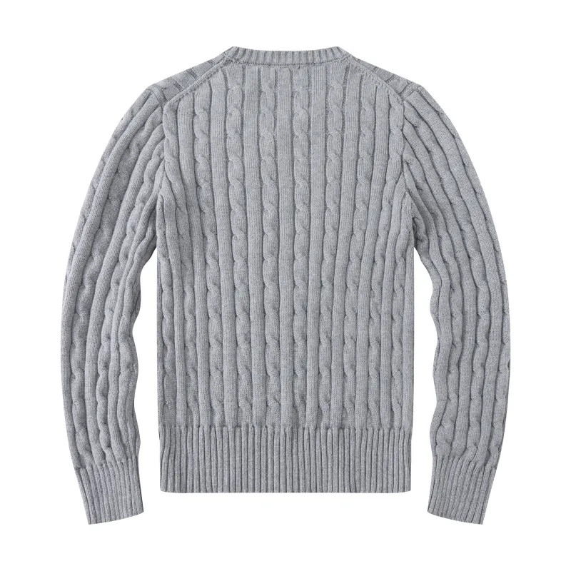Diseñador bordado de caballo pequeño suéteres para mujer tejidos casuales suéter de estampado casual para mujeres sweater en vía