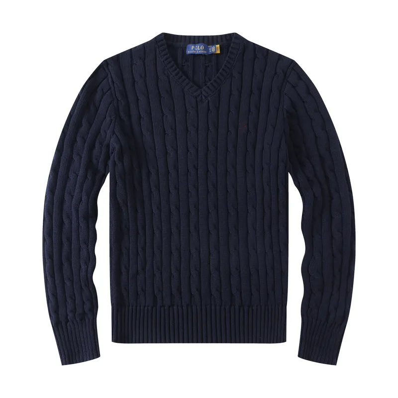 Diseñador bordado de caballo pequeño suéteres para mujer tejidos casuales suéter de estampado casual para mujeres sweater en vía