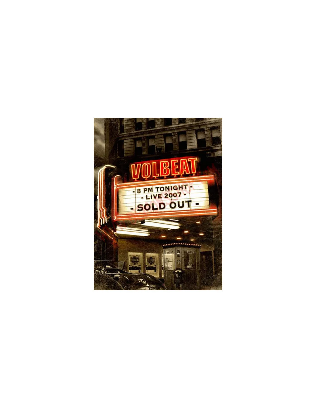DVD VOLBEAT ‎– 8 PM TONIGHT  LIVE 2007  SOLD OUT