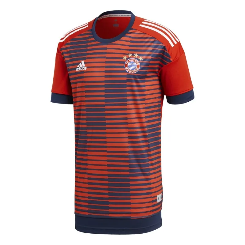 El Bayern de Múnich jersey antes de la carrera de rojo 2017/18 Adidas