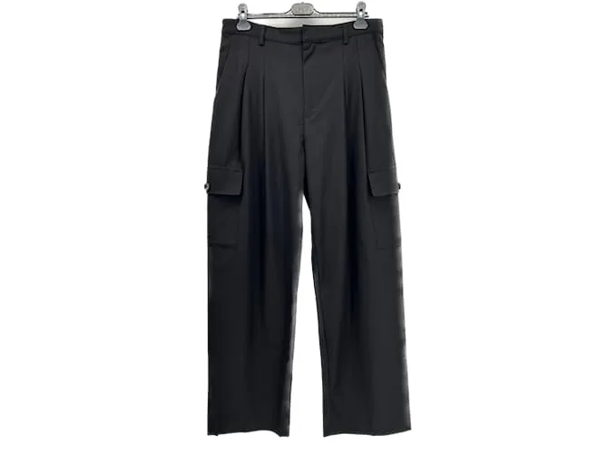ENZA COSTA Pantalón T.US 28 poliéster Negro 
