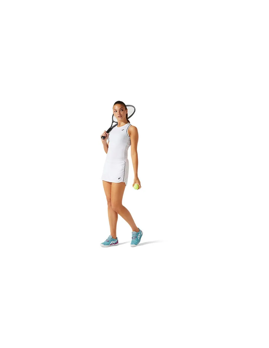 Falda de tenis Asics COURT W SKORT Mujer White
