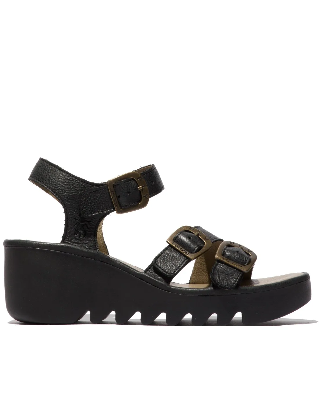 FLY LONDON BYDE 371 , sandalia mujer de cuña FLY LONDON