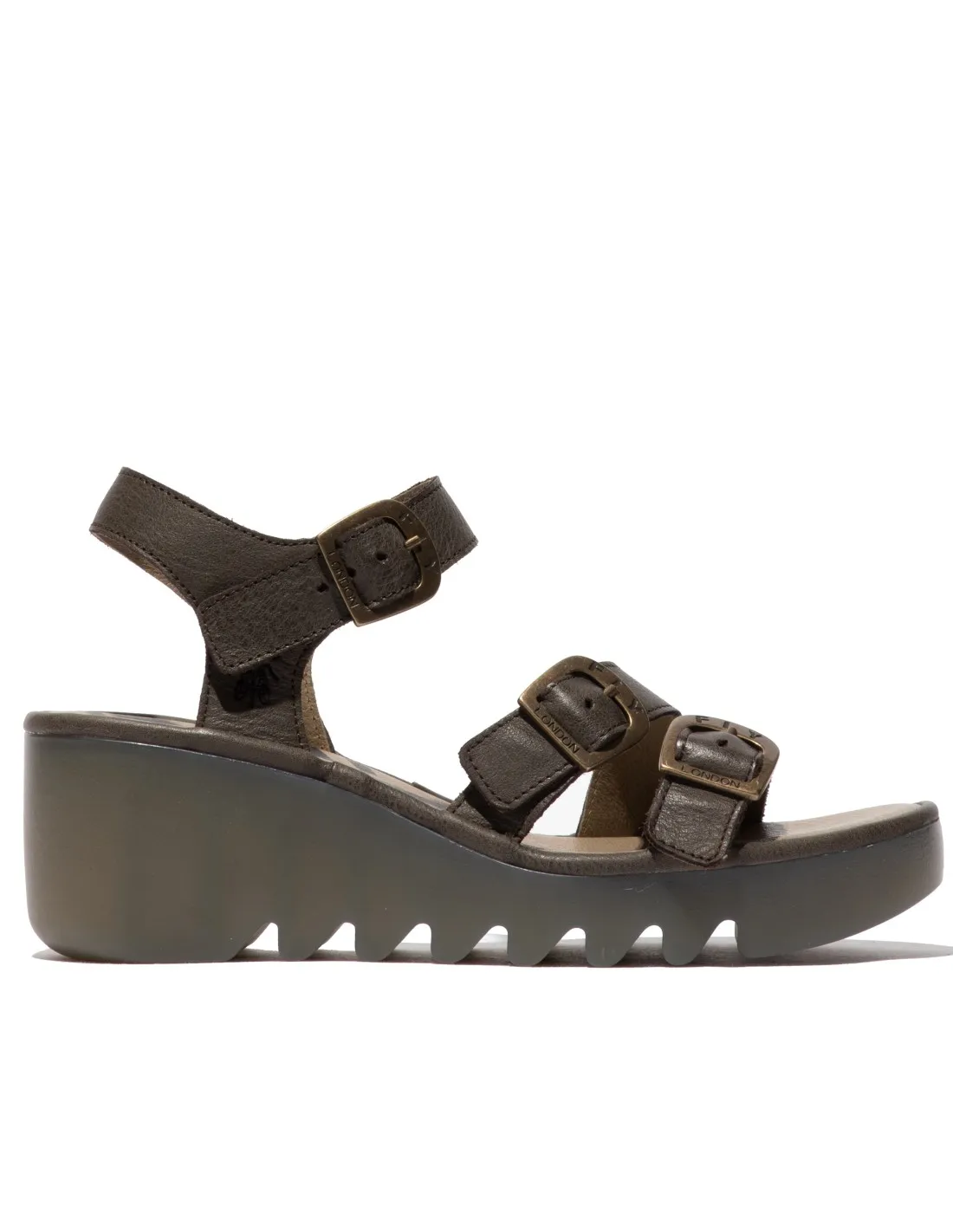 FLY LONDON BYDE 371 , sandalia mujer de cuña FLY LONDON