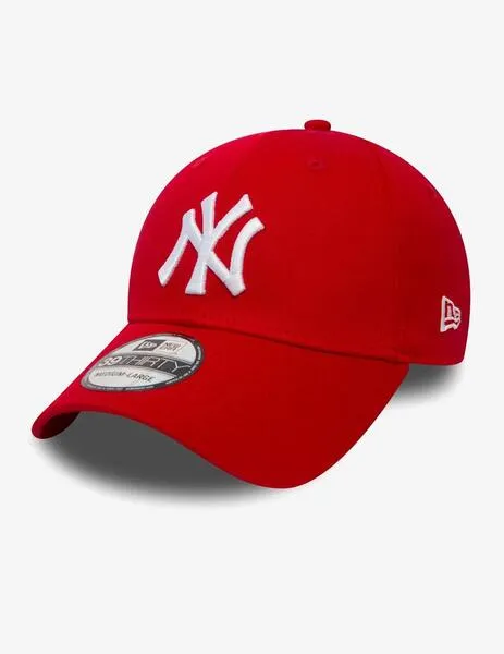 GORRA 3930 LEAGUE BASIC NEYYAN  SCARLET/WHITE