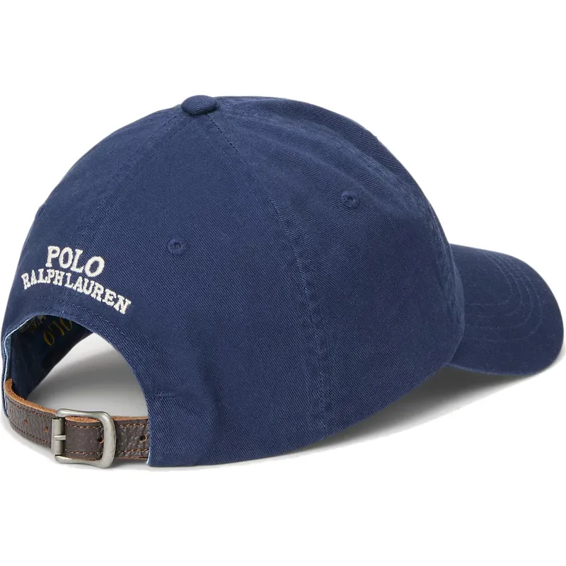 Gorra curva azul marino ajustable Polo Bear Twill de Polo Ralph Lauren