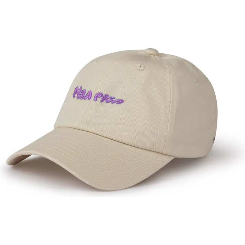 Gorra curva beige ajustable Pica Pica de Pica Pica