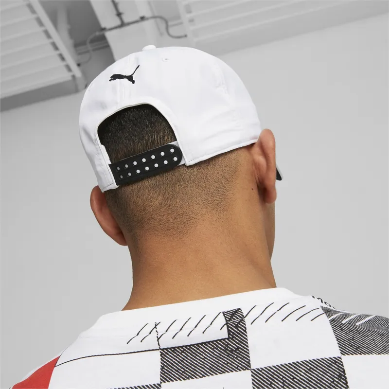 Gorra curva blanca snapback Motorsport BB de BMW de Puma