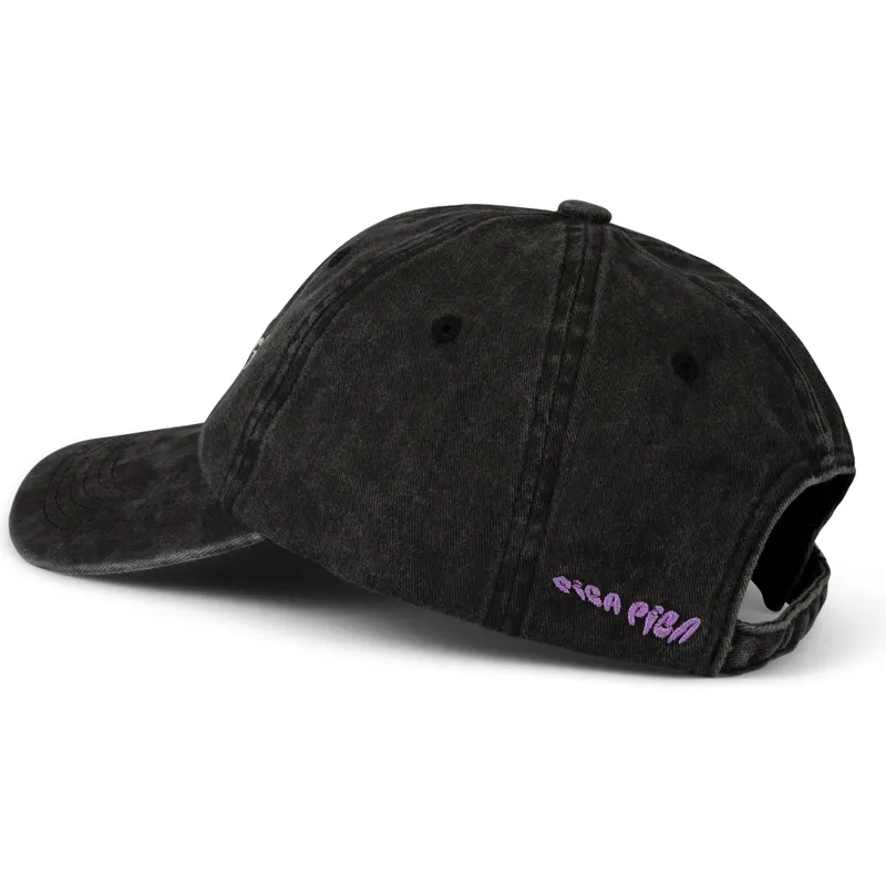 Gorra curva negra ajustable Motherfucker de Pica Pica