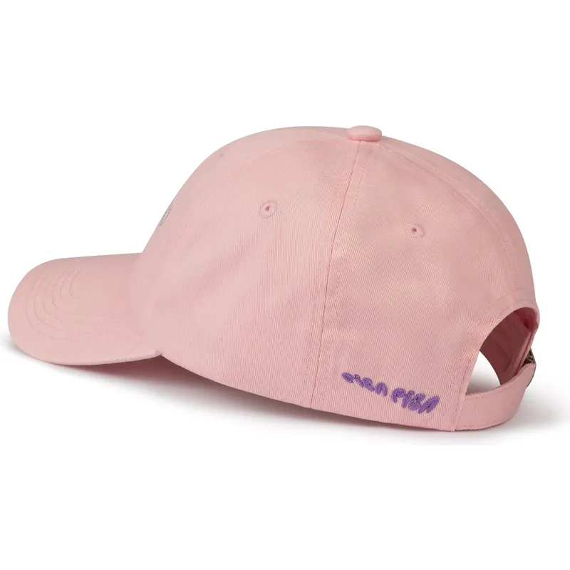 Gorra curva rosa ajustable Vino Tinto de Pica Pica