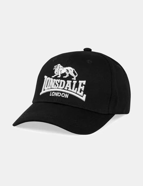 GORRA LONSDALE SALFORD  BLACK/WHITE