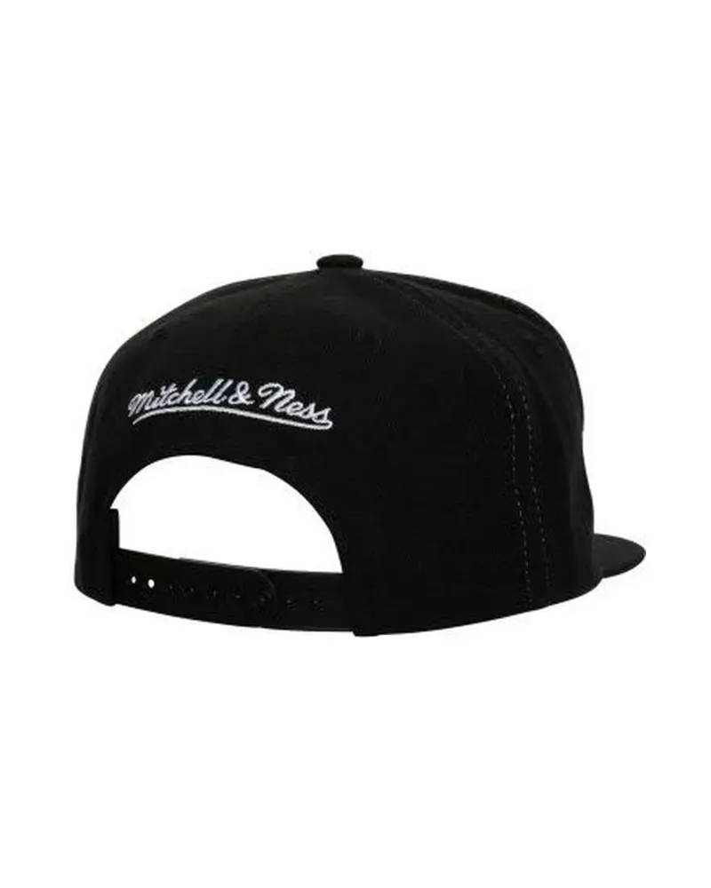 GORRA MITCHELL & NESS NEGRA NETS FULL FRONTAL SNAPBACK