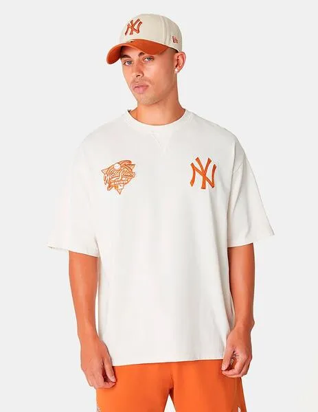 GORRA NEW ERA 940 PATCH NEW YORK YANKEES  LIGHT CREAM