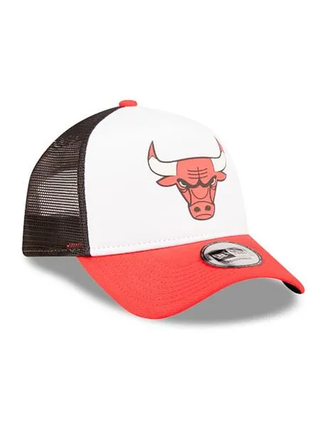 GORRA NEW ERA 9FORTY TRUCKER COLOUR BULLS  WHITE/RED