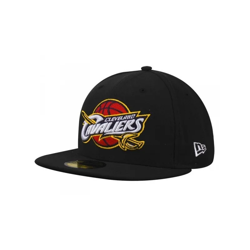 GORRA NEW ERA BASIC CLEVELAN CAVALIERS TEAM 59FIFTY BLACK﻿﻿