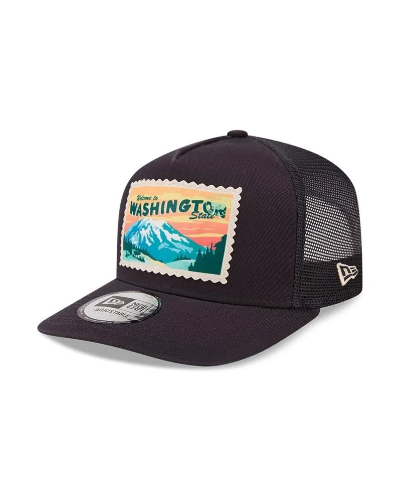 Gorra new era marino washington postcard trucker cap