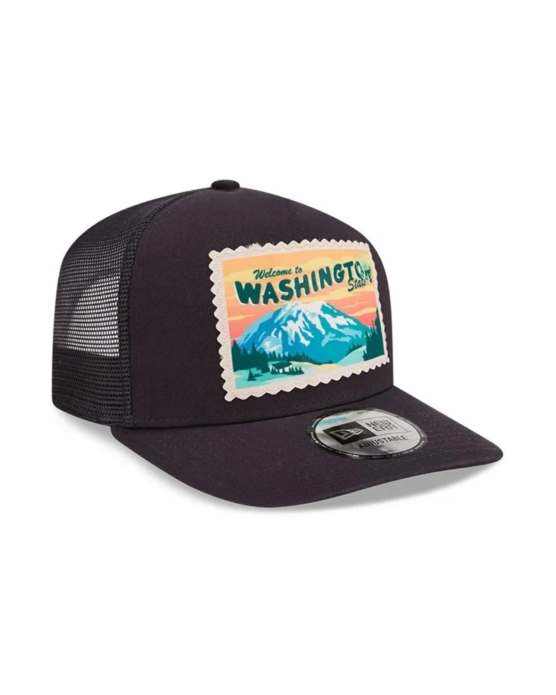 Gorra new era marino washington postcard trucker cap