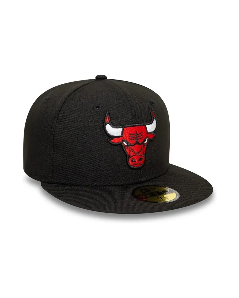 Gorra new era negra bulls essential 59fifty chibul