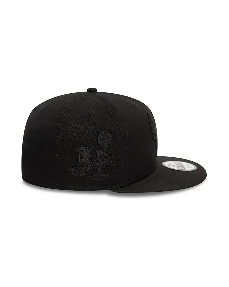 Gorra new era negra bulls monochrome 9fifty chibul