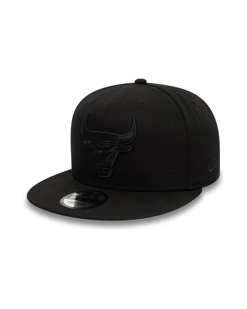 Gorra new era negra bulls monochrome 9fifty chibul