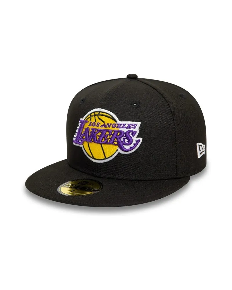 Gorra new era negra lakers essential 59fifty loslak