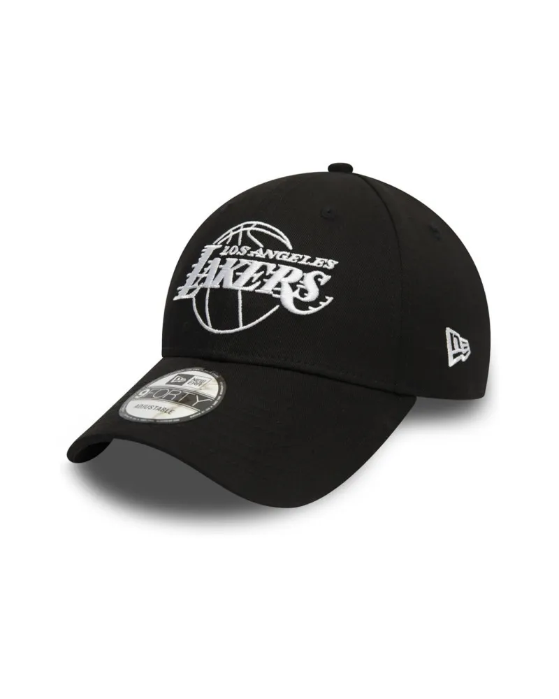 Gorra new era negra lakers nba essential outline 940 chibul