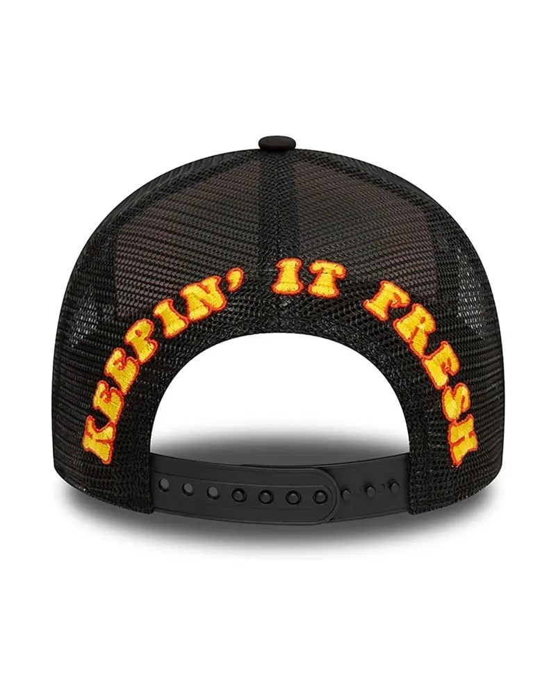 Gorra new era negra ne patch trucker newera