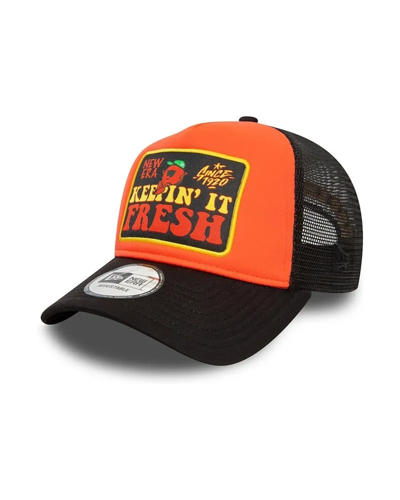 Gorra new era negra ne patch trucker newera