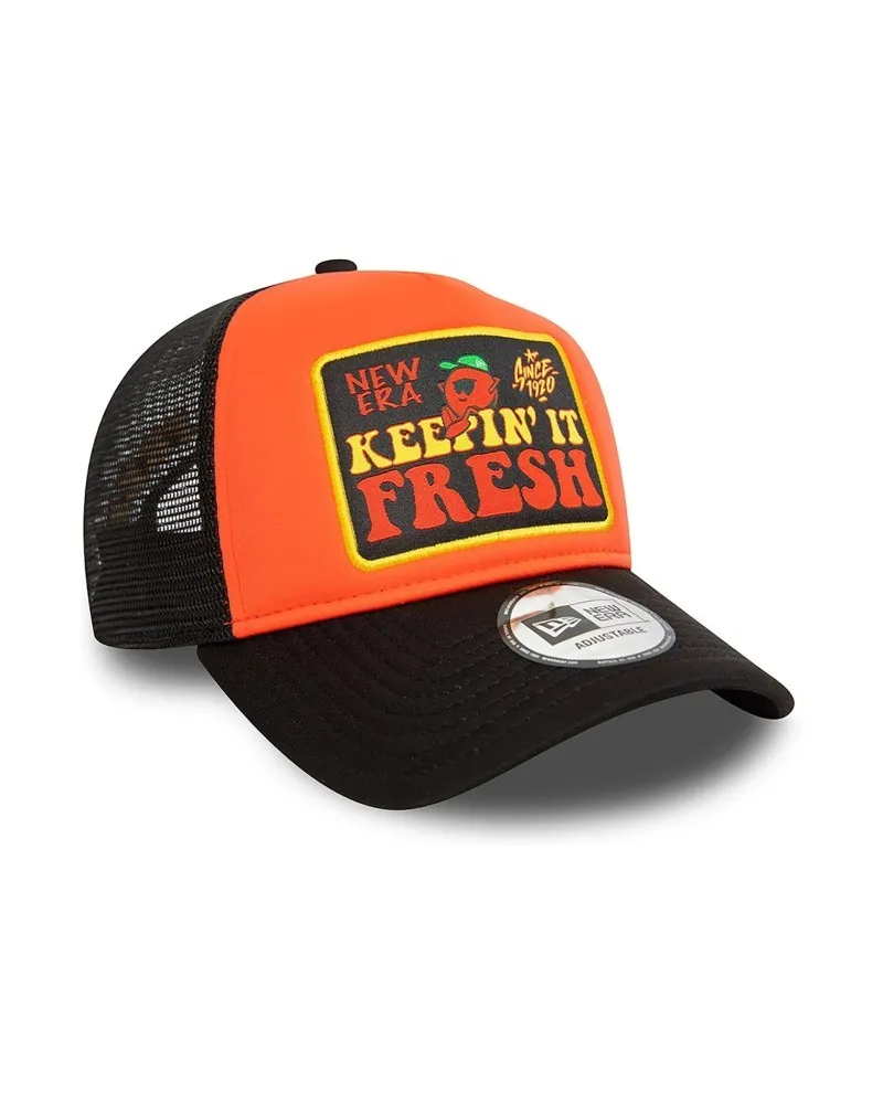 Gorra new era negra ne patch trucker newera
