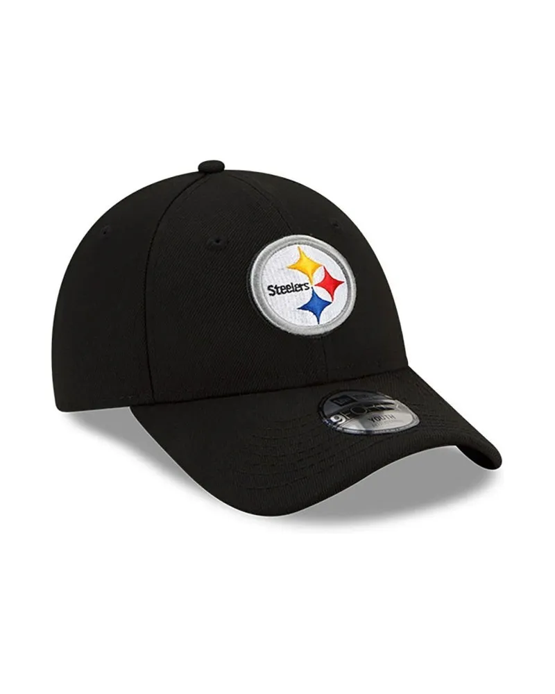 Gorra new era negra pittsburg steelers youth league