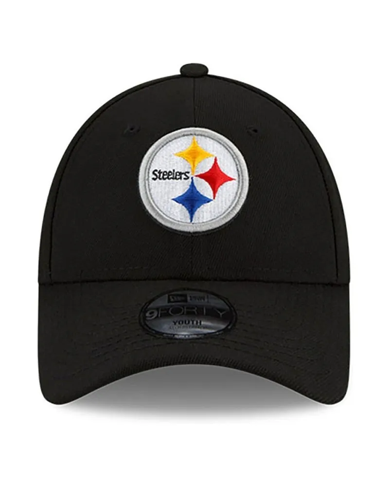 Gorra new era negra pittsburg steelers youth league