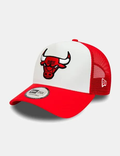 GORRA NEW ERA TRUCKER COLOR BLOCK CHIBUL  WHITE/RED