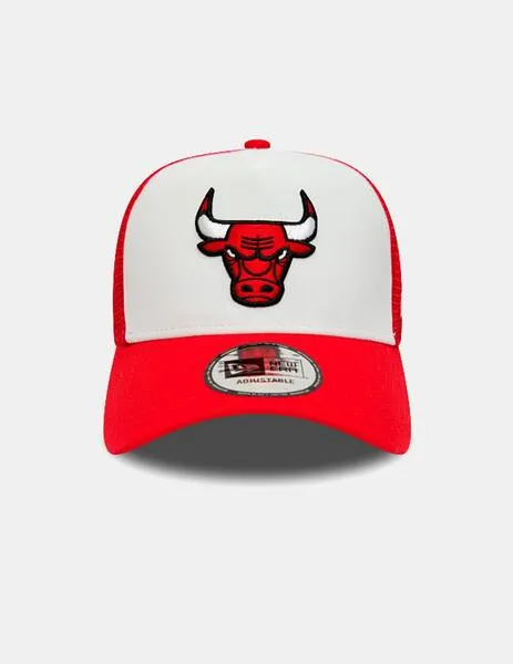 GORRA NEW ERA TRUCKER COLOR BLOCK CHIBUL  WHITE/RED