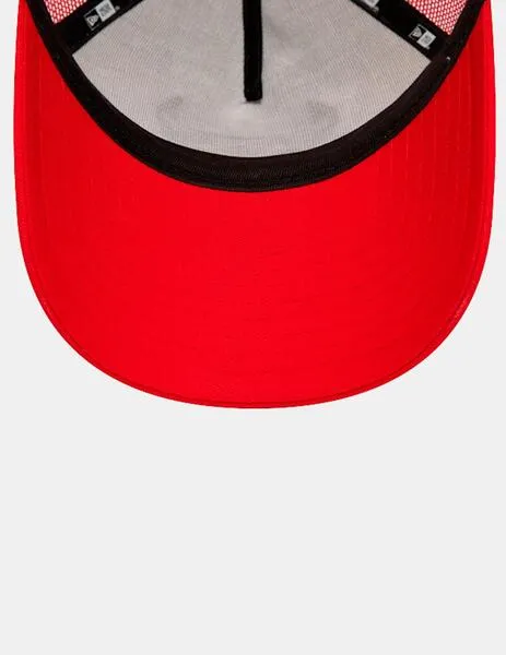 GORRA NEW ERA TRUCKER COLOR BLOCK CHIBUL  WHITE/RED