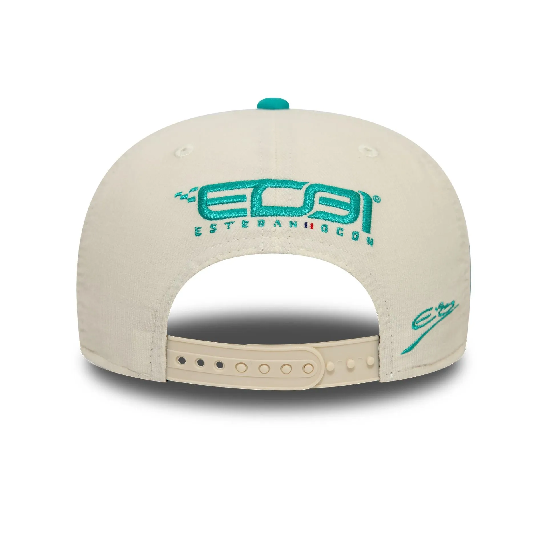Gorra snapback Alpine Racing Esteban Ocon Miami Race Special White 9FIFTY Original Fit