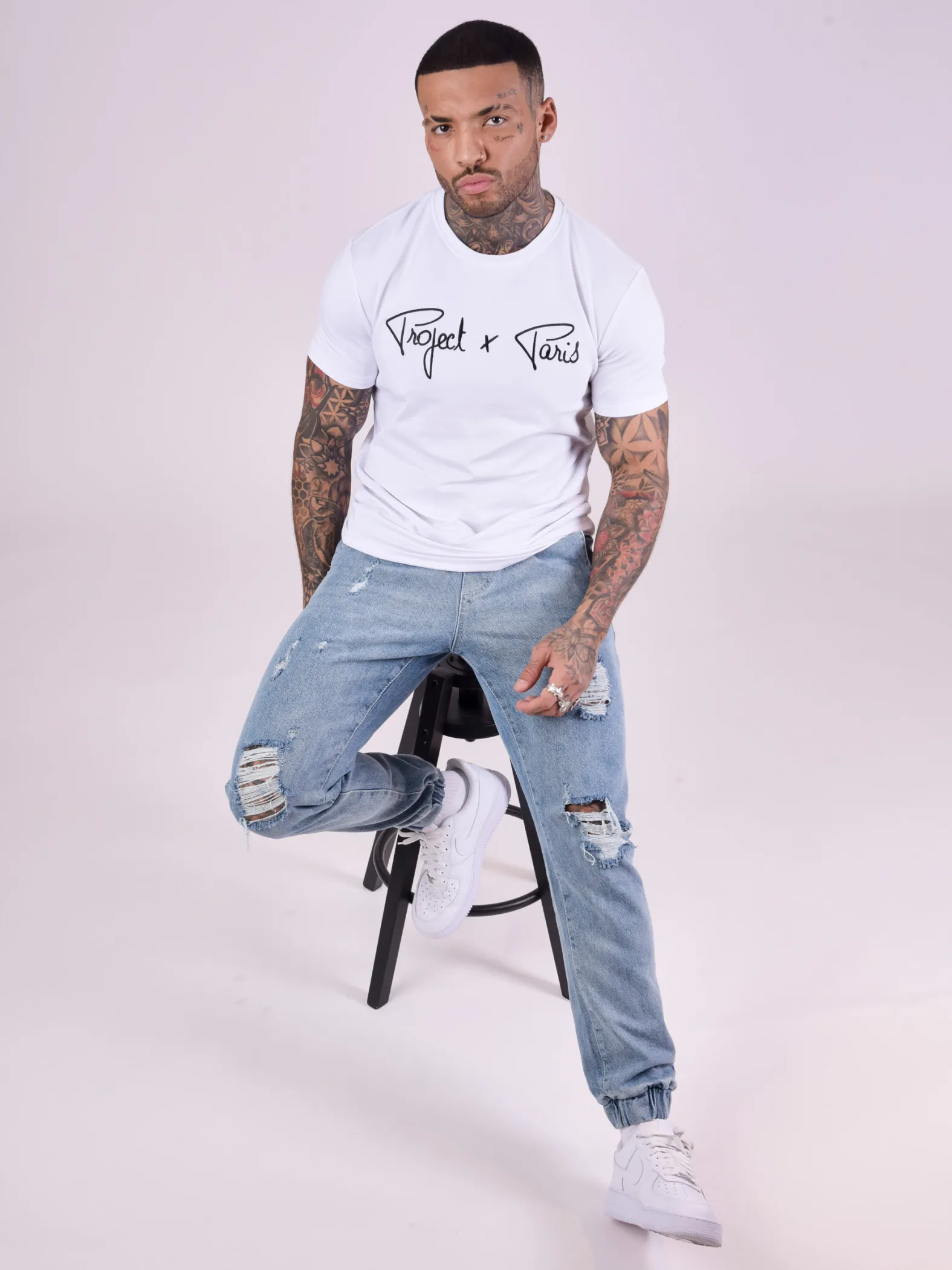 Jeans jogger rotos