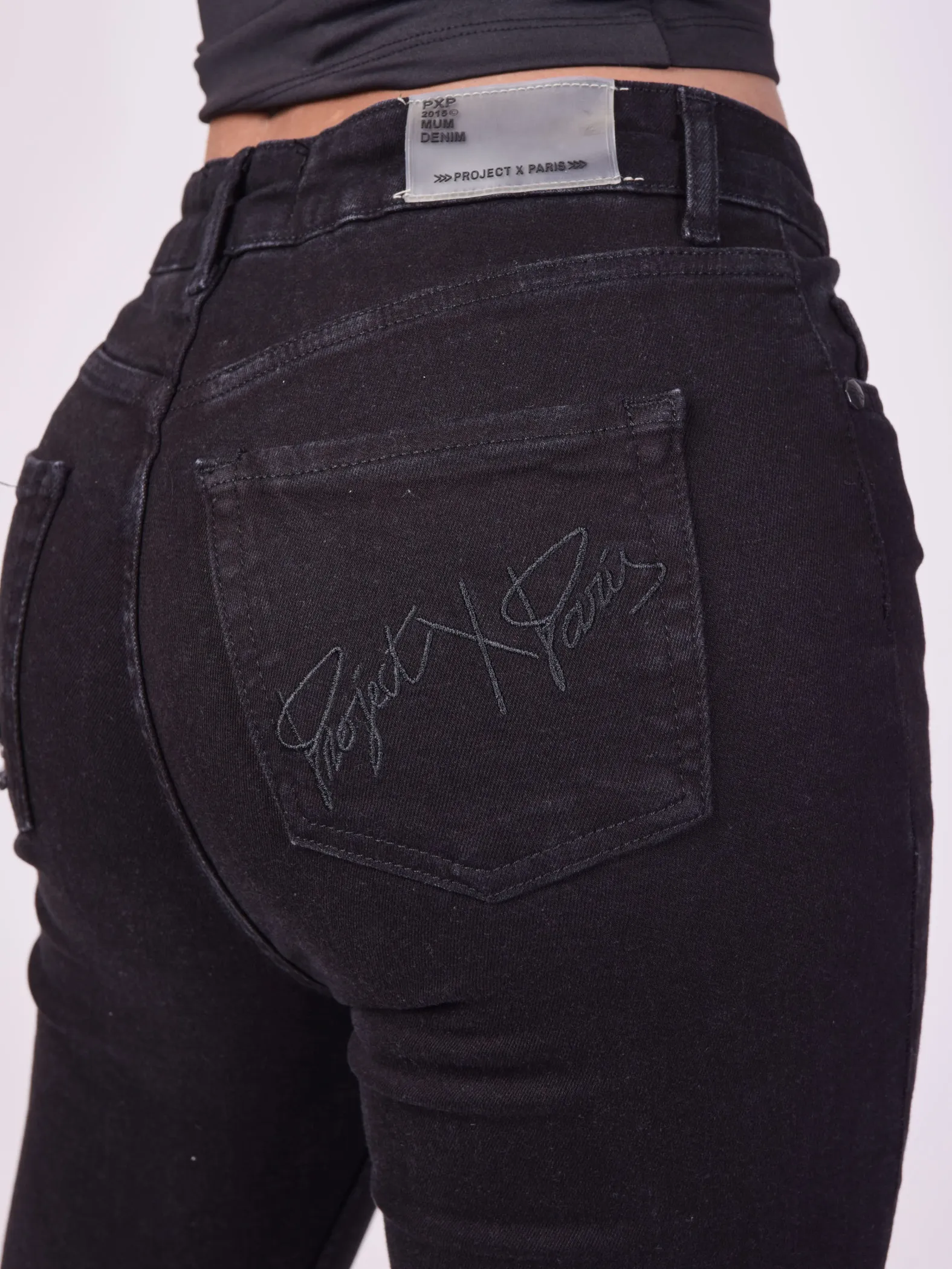 Jeans pitillo acampanados