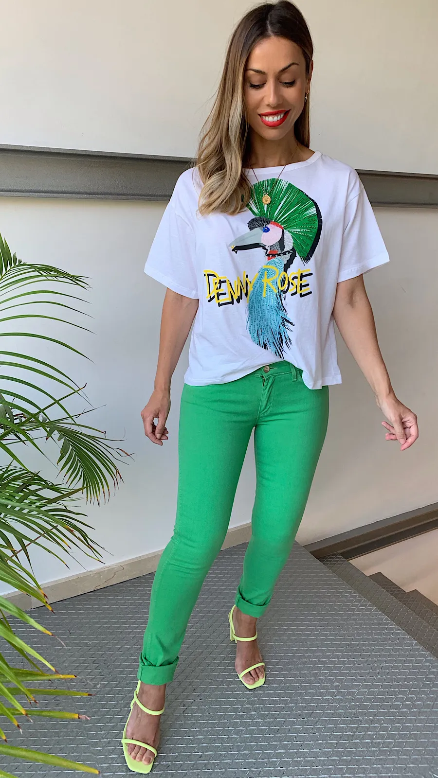 Jeans Pitillo Verde