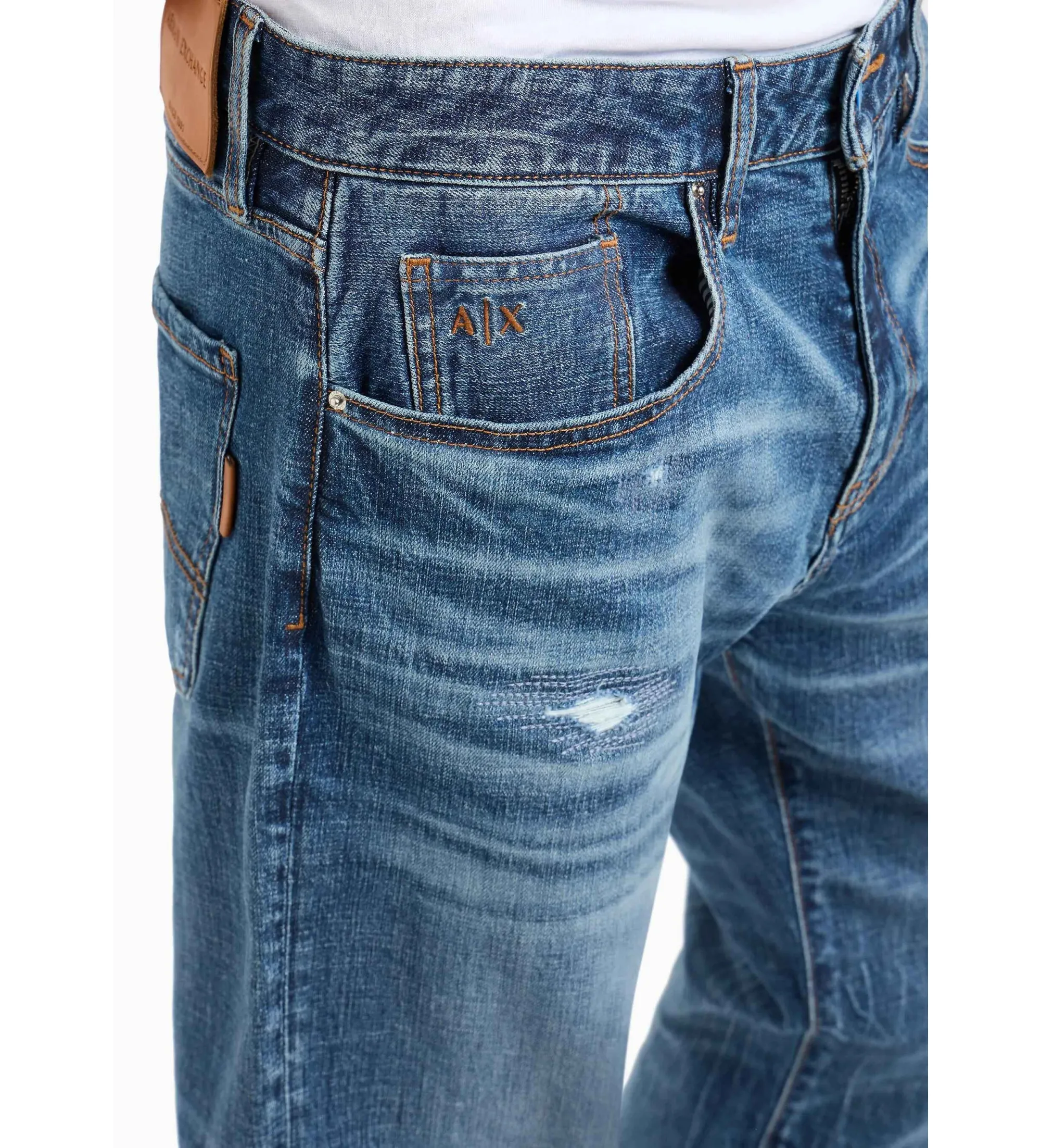 Jeans slim azul